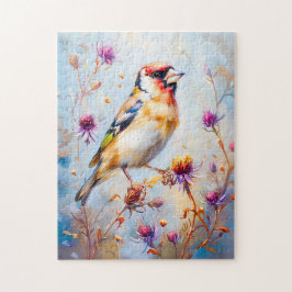 Putter in vlucht, impressionistische stijl legpuzzel