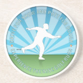 Putter Kerel #1 Zandsteen Onderzetter (Voorkant)