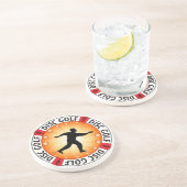 Putter Kerel #3 Zandsteen Onderzetter (Zijkant)