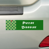 Putter-ramp Bumpersticker (Op auto)