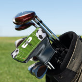 putter van de Europese Football Golfheadcover (Insitu)