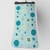 Putterhoes met charmante diatomeeën golfheadcover (Draai 90)