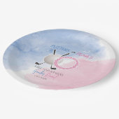 Putters of Parelaars Papieren Bordje (Gekanteld)