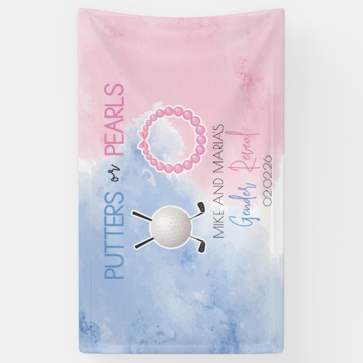 Putters of Parelaars Spandoek (Verticaal)