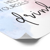 Putters of parels Help jezelf om drinken te tekene Poster (Hoek)