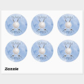 Putters of Parels onthullen genderfeest Ronde Sticker (Vel)