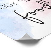 Putters of Peren Geniet van wat voedsel teken Poster (Hoek)