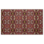 Puttertjes Gloeiend Rood Stof (Fat Quarter)