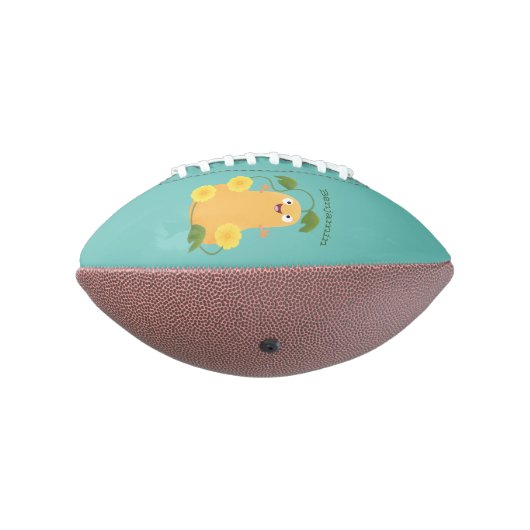 Puttertuinpompoen cartoon american football (Gedraaid 270)