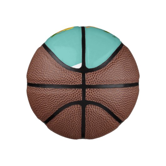 Puttertuinpompoen cartoon basketbal (Rechts)