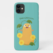Puttertuinpompoen cartoon Case-Mate iPhone case (Achterkant)