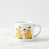 Puttertuinpompoen cartoon espresso kop (Rechts)