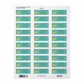 Puttertuinpompoen cartoon etiket (Full Sheet)