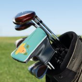 Puttertuinpompoen cartoon golfheadcover (Insitu)