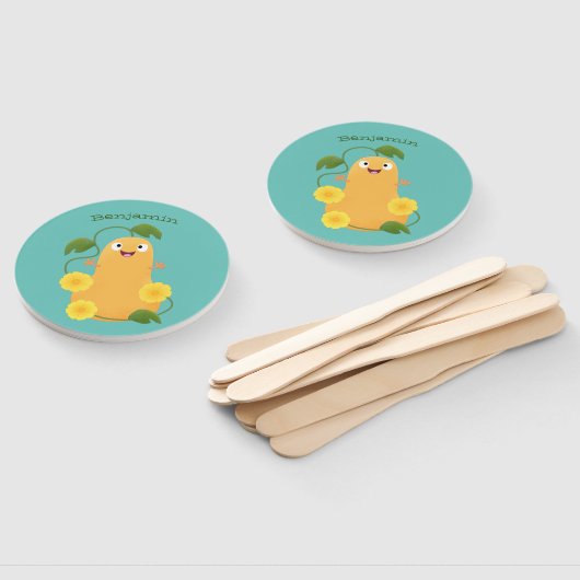 Puttertuinpompoen cartoon handwaaier (Niet-gemonteerd)