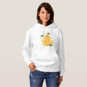 Puttertuinpompoen cartoon hoodie (Voorkant volledig)
