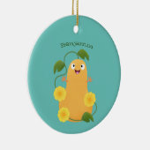 Puttertuinpompoen cartoon keramisch ornament (Rechts)