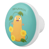 Puttertuinpompoen cartoon keramische knop (Rechts)