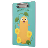 Puttertuinpompoen cartoon klembord (Links)