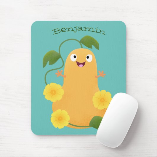 Puttertuinpompoen cartoon muismat (Met muis)