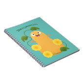 Puttertuinpompoen cartoon notitieboek (Rechterzijde)