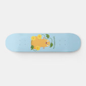 Puttertuinpompoen cartoon persoonlijk skateboard (Horizontaal)