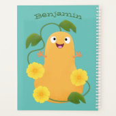 Puttertuinpompoen cartoon planner (Achterkant)