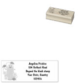 Puttertuinpompoen cartoon rubberstempel (Gestempeld)