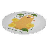 Puttertuinpompoen cartoon snijplank (Hoek)