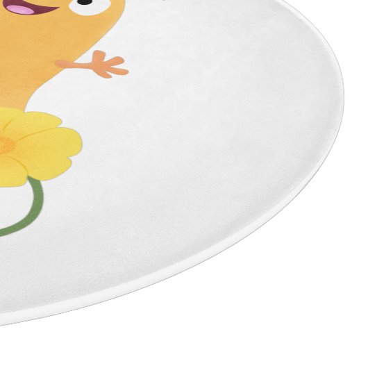 Puttertuinpompoen cartoon snijplank (Hoek)