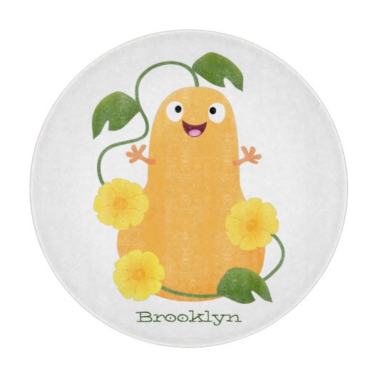 Puttertuinpompoen cartoon snijplank (Voorkant)