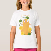 Puttertuinpompoen cartoon t-shirt (Voorkant)