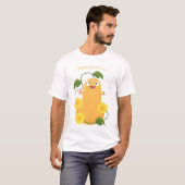 Puttertuinpompoen cartoon t-shirt (Voorkant volledig)