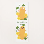 Puttertuinpompoen cartoon yogamat (Voorkant)