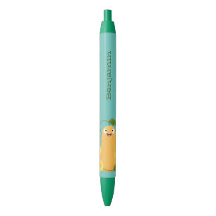 Puttertuinpompoen cartoon zwarte inkt pen