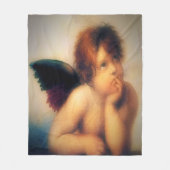 Putti Angel Fleece Deken (Voorkant)