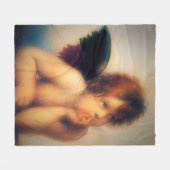 Putti Angel Fleece Deken (Voorkant (Horizontaal))