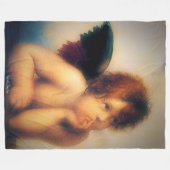 Putti Angel Fleece Deken (Voorkant (Horizontaal))
