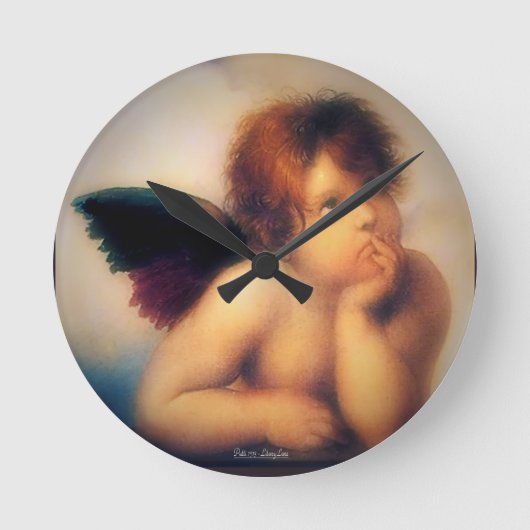 Putti Angel Ronde Klok (Voorkant)