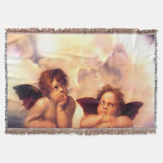 Putti paar engelen deken (Voorkant)