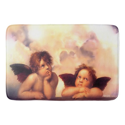 Putti Pair van Angels Badmat (Voorkant)