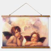 Putti Pair van Angels Hangend Wandkleed (Voorkant)