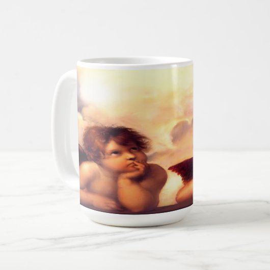 Putti Pair van Angels Koffiemok (Voorkant links)
