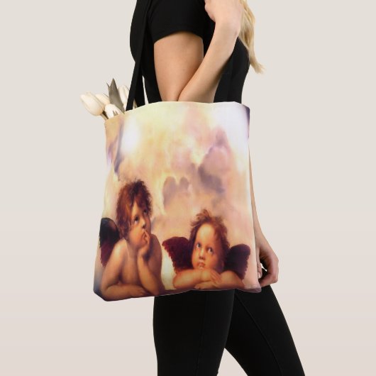 Putti Pair van Angels Tote Bag (Dichtbij)