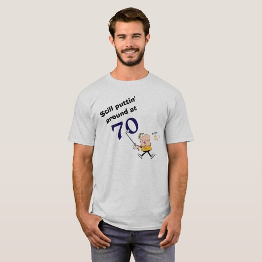Puttin' ongeveer 70 Golf T-shirt (Voorkant volledig)