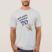 Puttin' ongeveer 70 Golf T-shirt (Voorkant)