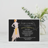 Puttin' op de Flapper Party van Ritz 20 Kaart (Staand voorkant)