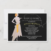 Puttin' op de Flapper Party van Ritz 20 Kaart (Voorkant)