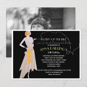 Puttin' op de Flapper Party van Ritz 20 Kaart