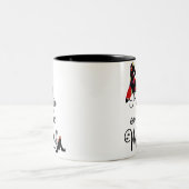 Puttin' op de heks tweekleurige koffiemok (Center)